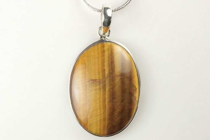 Tiger's Eye Pendant (Necklace) - Sterling Silver #206332